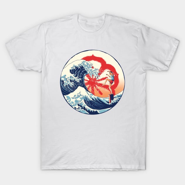 The Great Wave of Miyagi T-Shirt by byhq